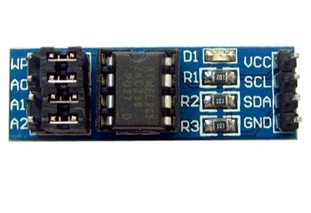 Geheugen module 256Kbit (32KB) I2C 24C265 chip bovenkant